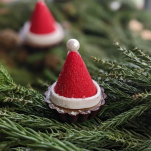 Chocolate and Praline Santa Claus Hat