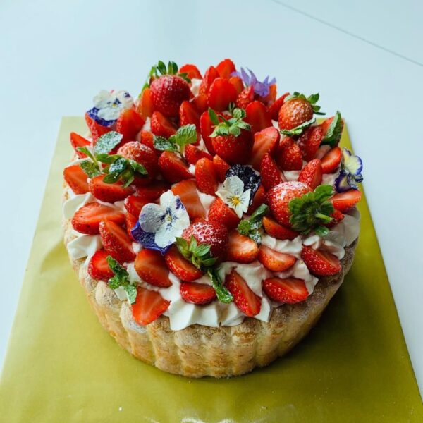 Red Fruit and Lychee Charlotte