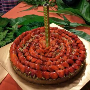 Strawberry Amandine Tart