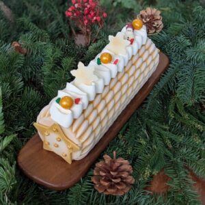 Ice cream buche - Exotic Caramel Buche (size for 6 pax)