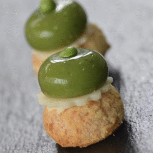 Chicken Green Pea and Mint Religieuse