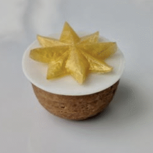 Strawberry, Shiso and white sesame star parade